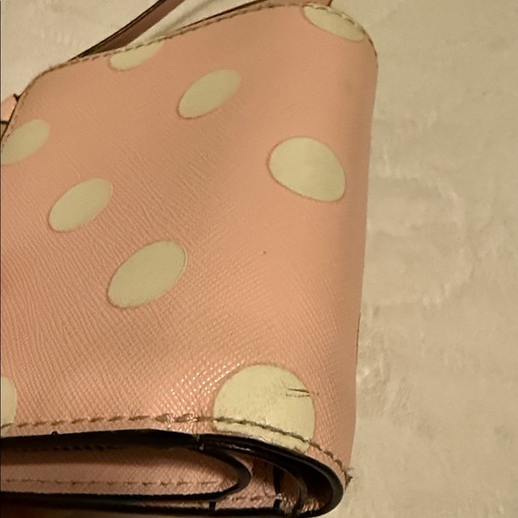 Pink Polka Dot Wristlet Wallet - Picture 6 of 14